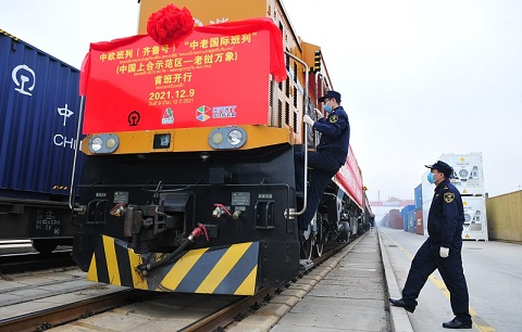 国际铁路运输|上合示范区开通于12月初开通“中老国际班列”